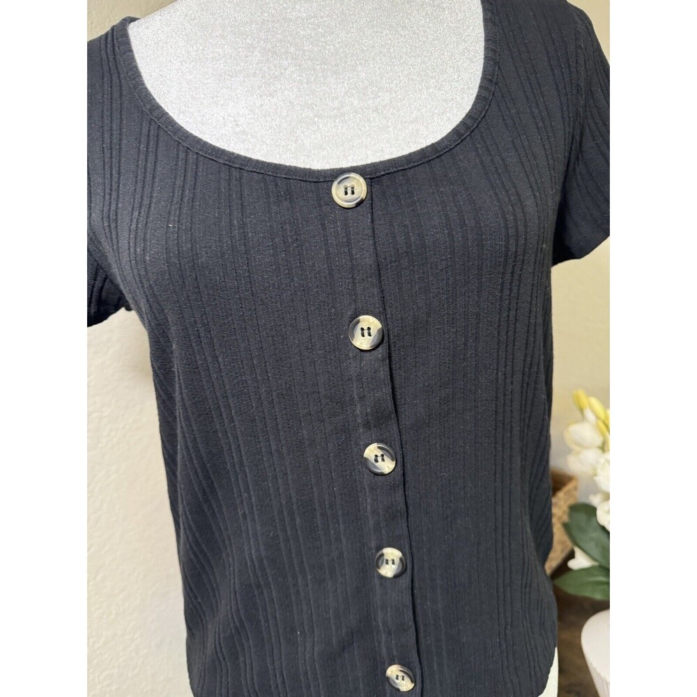 mudd womens short sleeve Top Size XL - Picture 2 of 9